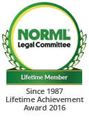 NORML Legal Committee | Lifetime Member | Since 1987 Lifetime Achievement Award 2016